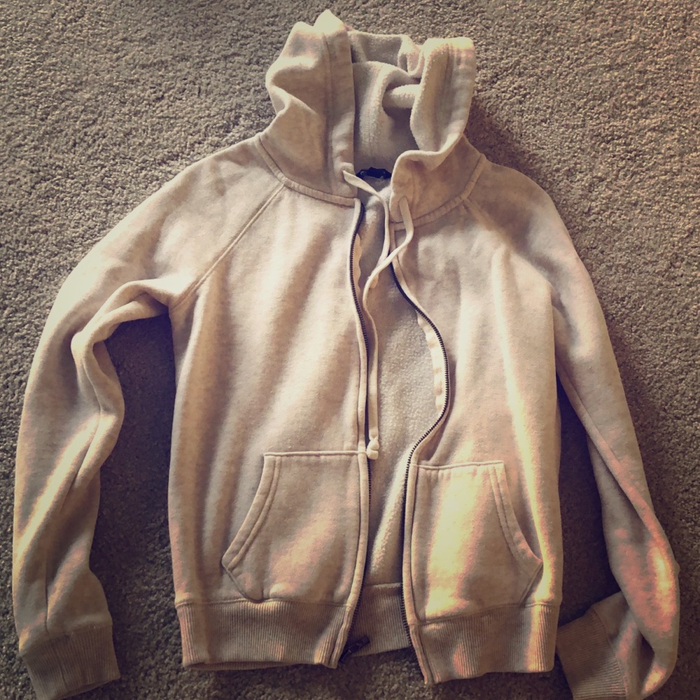 Cream AE Hooded Jacket